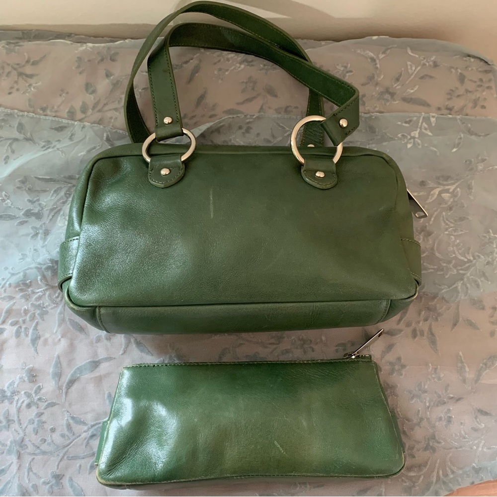 Y2K Banana Republic Leather Satchel and Pouch Set - Picture 4 of 15
